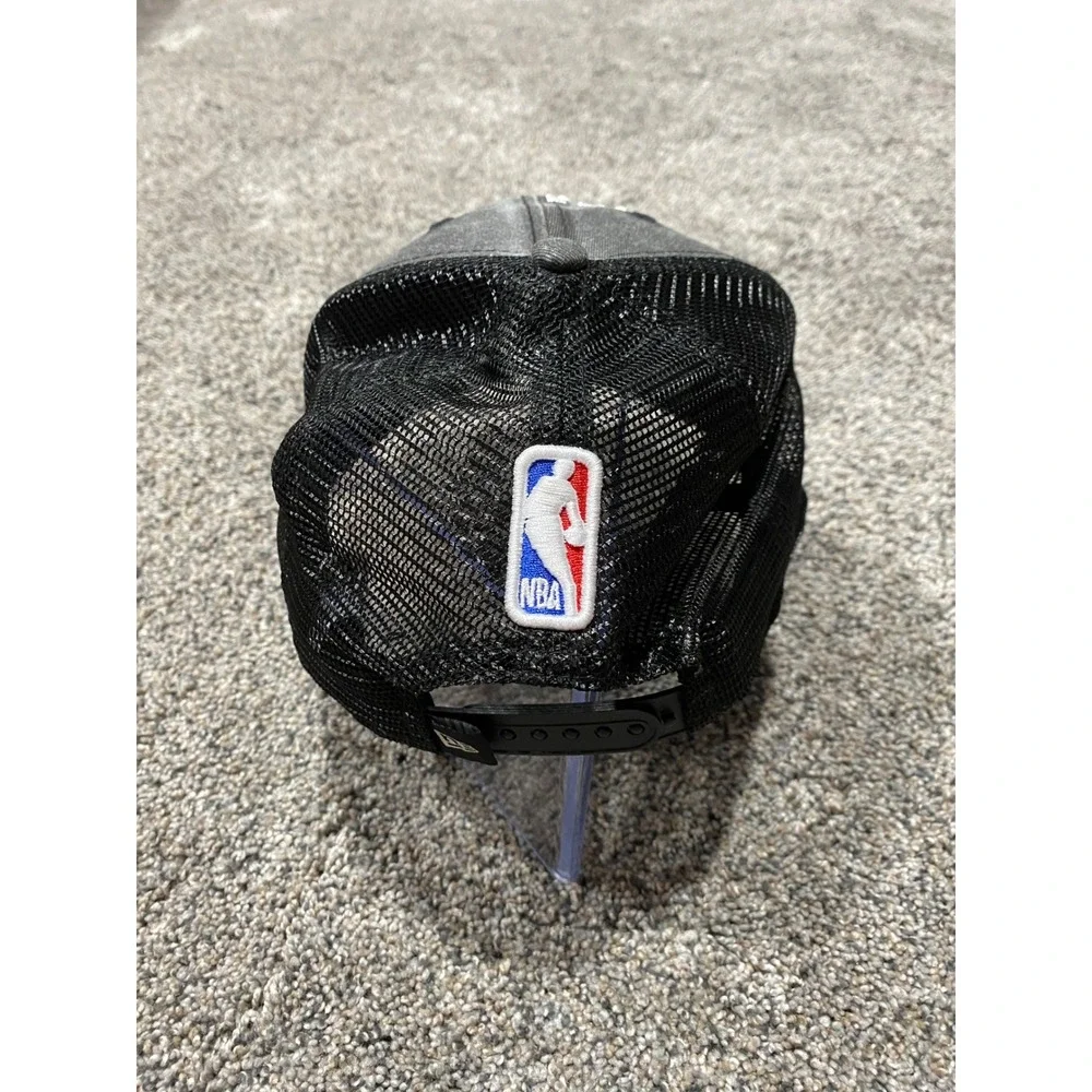 New Era Hat NBA Finals 2024 Boston Celtics OSFM Grey Excellent Trucker Snapback